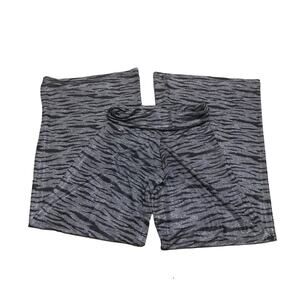 Fashque Studio Zebra Print High Waist Palazzo Pants Size Small